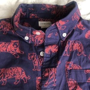 Tiger button-up and faded tee - Crewcuts 10